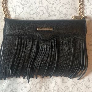 Rebecca Minkoff black leather crossbody